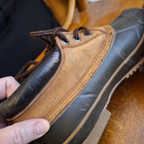 Redhead low-top Thinsulate leather rubber steel shank lace-up duck boots - Picture 9 of 10